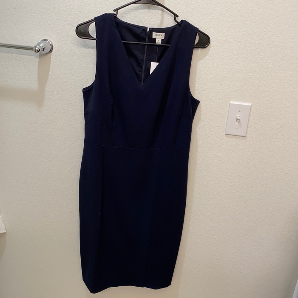 Navy suiting dress